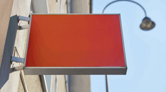 enseigne d'une boutique